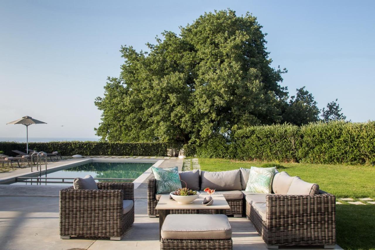 Lux Villa Mia With Heated Pool, 2Km To Beach & Childrens Area! Mikro Metochi Exterior photo