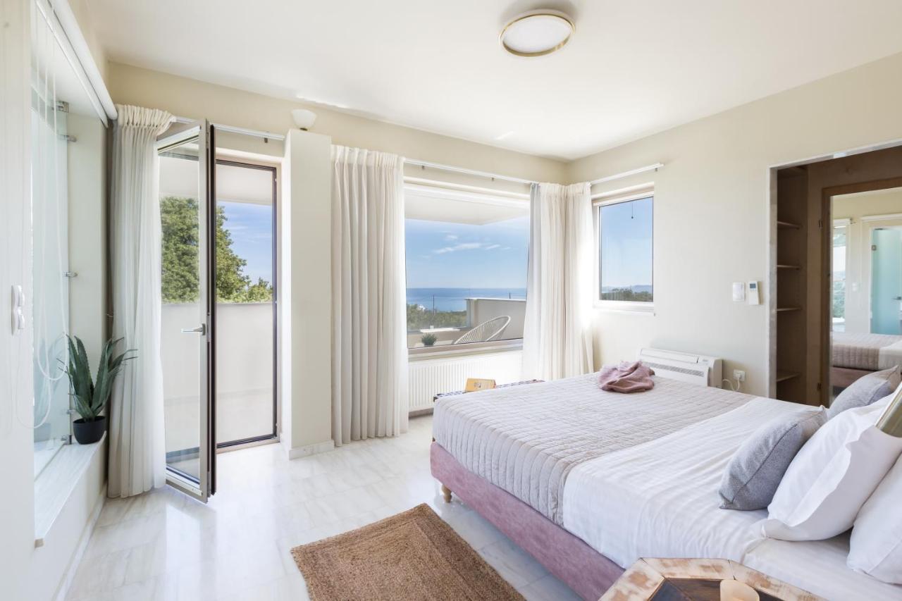 Lux Villa Mia With Heated Pool, 2Km To Beach & Childrens Area! Mikro Metochi Exterior photo